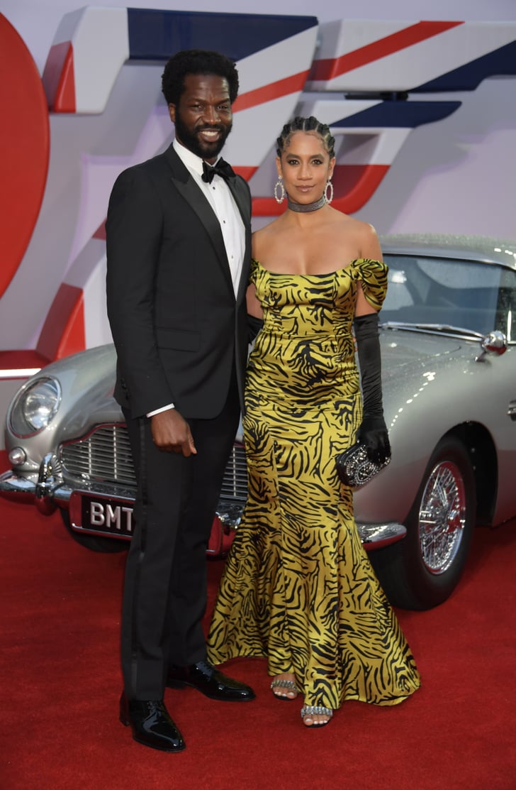 Sope Dinsu And Dominique Tipper At The No Time To Die World Premiere The No Time To Die Premiere See All The Best Dressed Celebrities On The Red Carpet Popsugar
