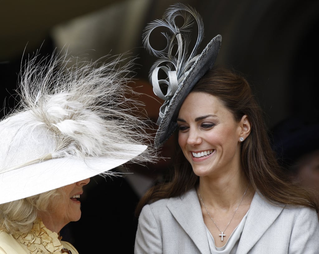Camilla: "See? It's all about the hilarious hats."
