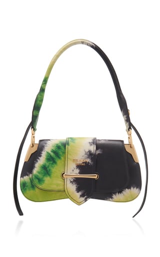 Prada Pattina Tie-Dye Leather Shoulder Bag
