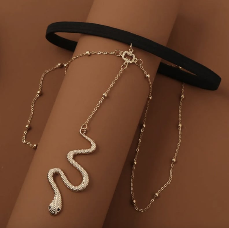 A Thigh Necklace With Charms