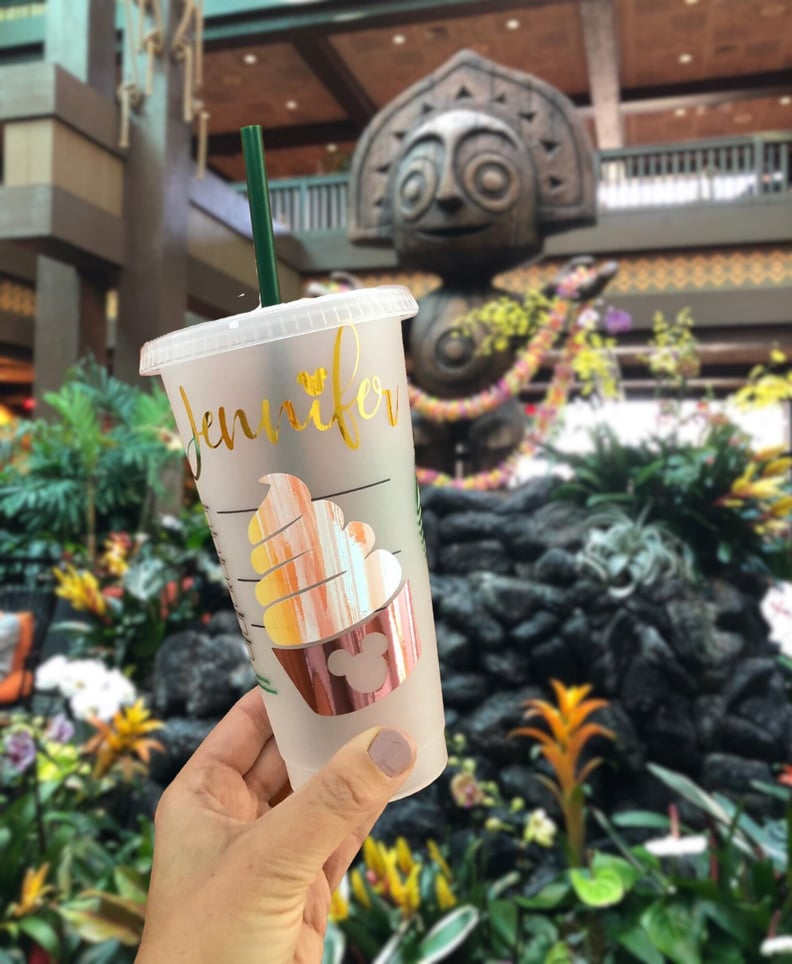 Dole Whip Personalized Iced Coffee Cup
