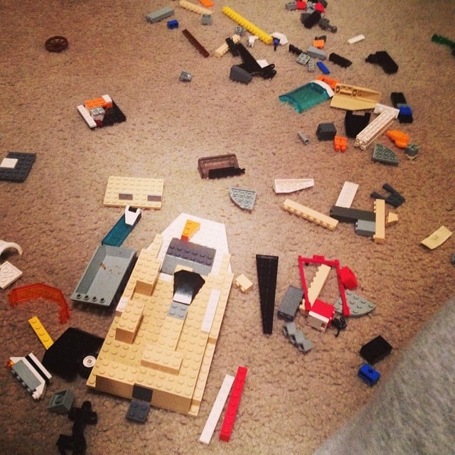A Floor Full of Legos