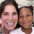 We're Weeping Over This Sweet Video of Sandra Bullock and Her Daughter Surprising a Nurse