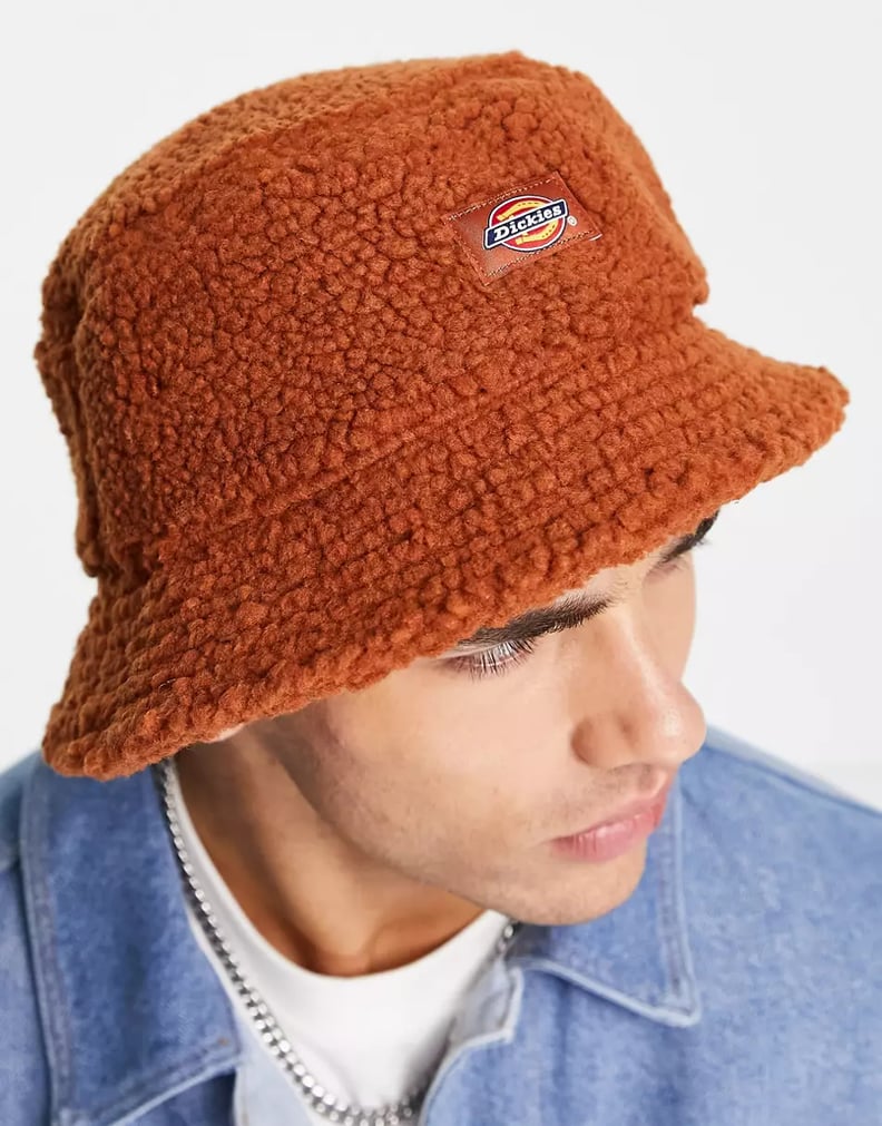 Shop Bucket Hats: Dickies Red Chute Bucket Hat in Brown