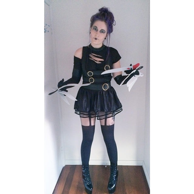 Edward Scissorhands Costume Ideas For Grunge Girls Popsugar Love And Sex Photo 6