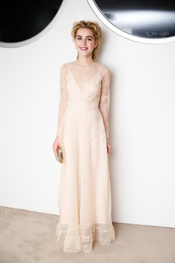 Wearing Dior.