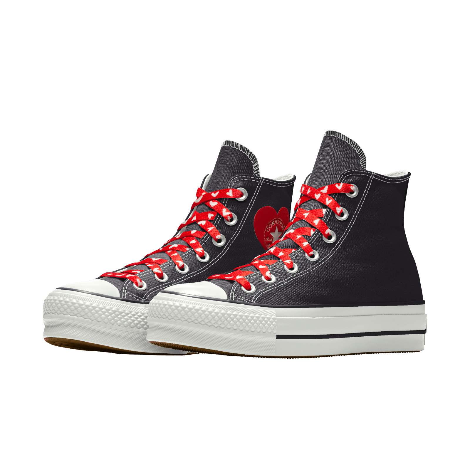 Black High Sneakers: Converse Chuck Taylor All Star Lift Canvas | It's No Surprise Everyone's Obsessed With the Converse Valentine's Day Collection | POPSUGAR Fashion Photo 6