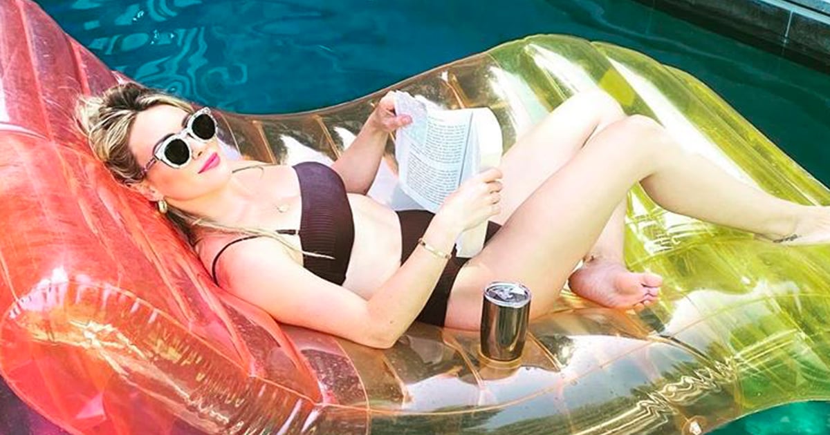 Hilary Duff’s Black Bikini Is a Minimalist’s Dream, and Bonus: It’s From a Sustainable Brand
