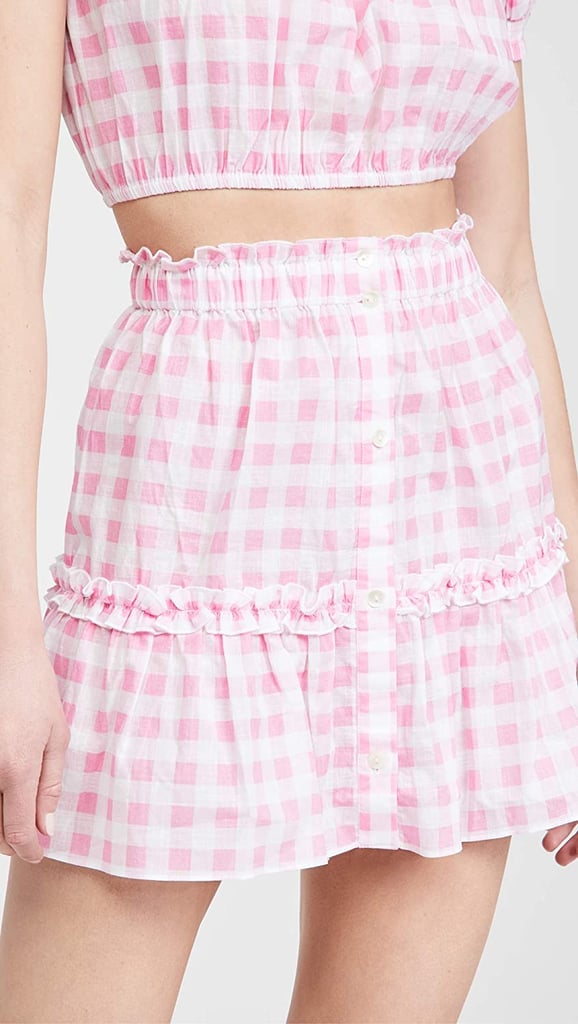 Playa Lucila Gingham Skirt