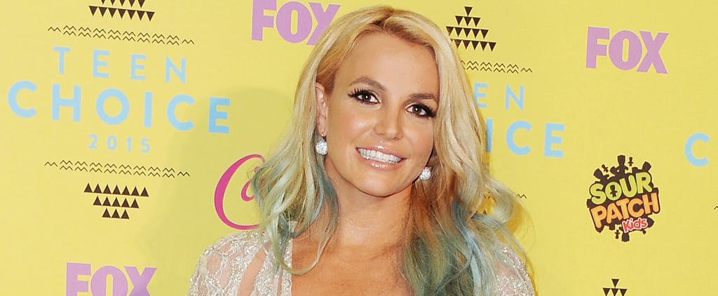 Britney Spears Abs Instagram Photo December 2015