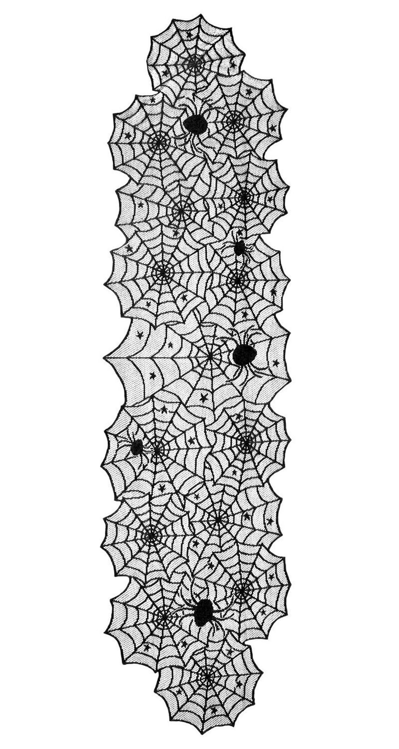 DII Halloween Lace Table Runner