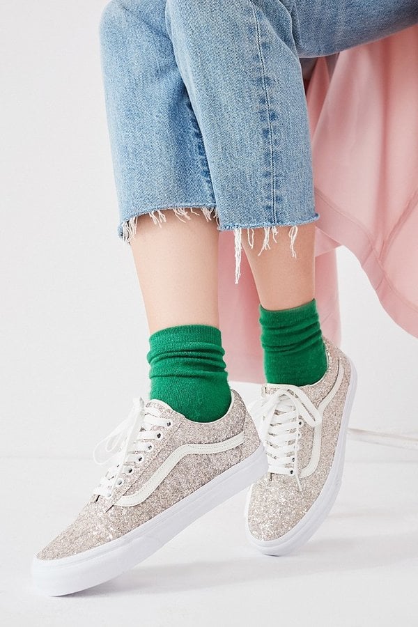 Vans chunky glitter old skool top