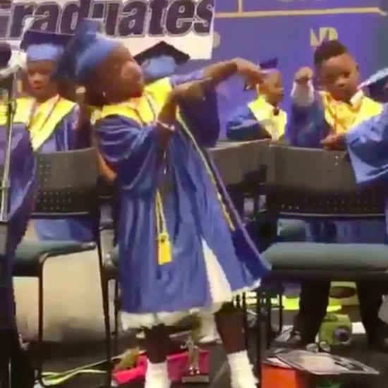 Girl Dancing at Graduation Video