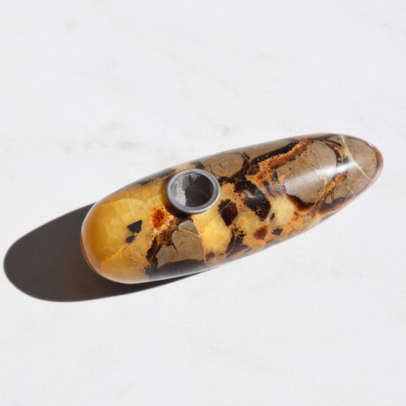 Septarian Dragonstone Crystal Pipe