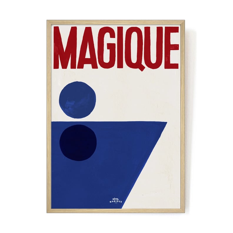 A Statement Art Piece: Hôtel Magique Splash of Magique Art Print 