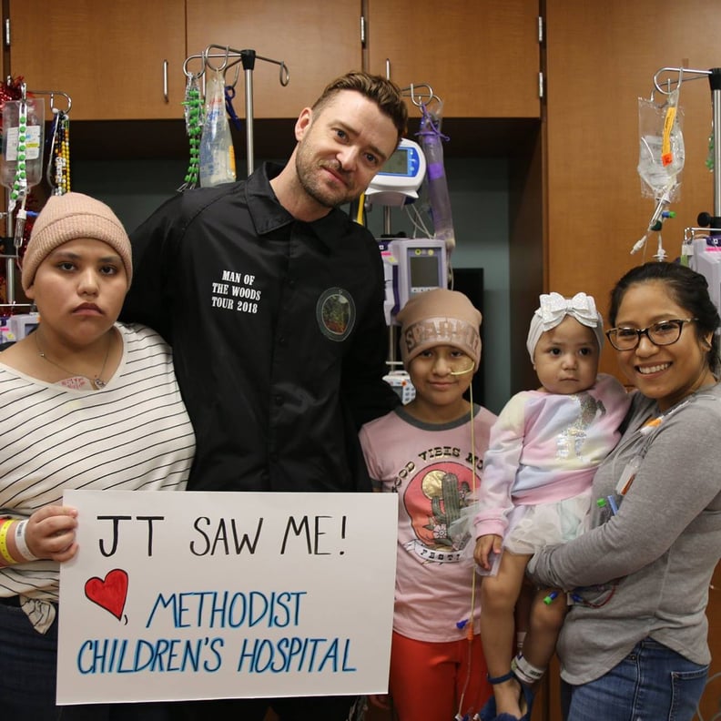 Justin Timberlake Visits Hospital in Texas January 2019 PS Celebrity(02)