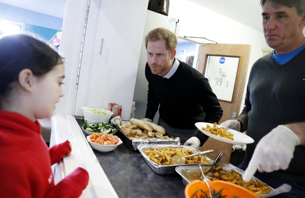 Prince Harry Visits Fit and Fed February 2019