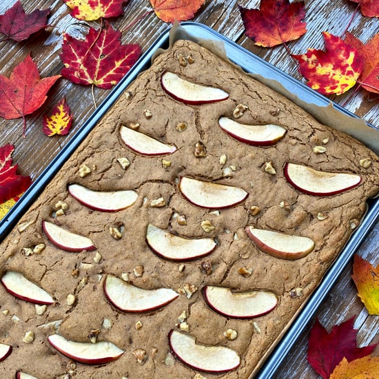Vegan Apple Cinnamon Sheet Pan Protein Pancakes