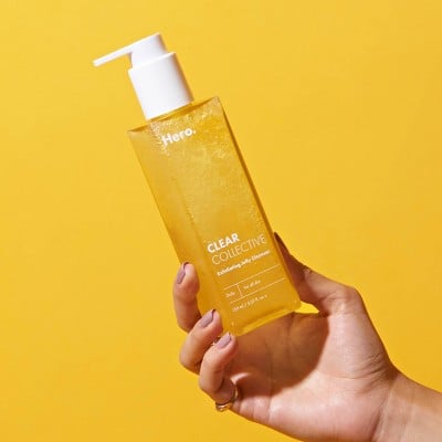 hero cosmetics clear collective exfoliating jelly cleanser