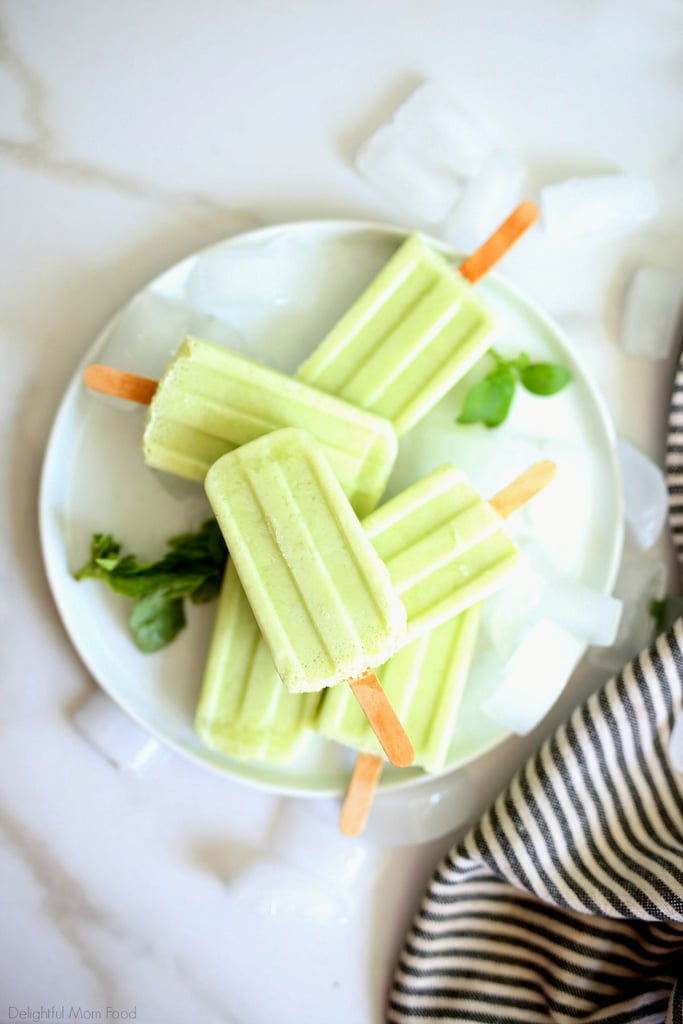 Basil Lemon Popsicles