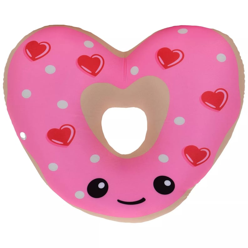 Sprinkled Donut Heart Shaped Valentines Plush