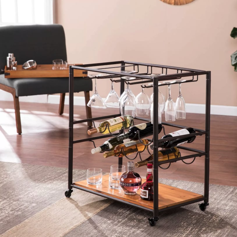 Bar-Cart Bliss: Aiden Lane Maresal Bar Cart