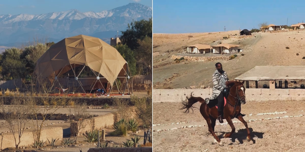 What It's Like to Camp in a Luxury Tent in the Middle of the Dessert