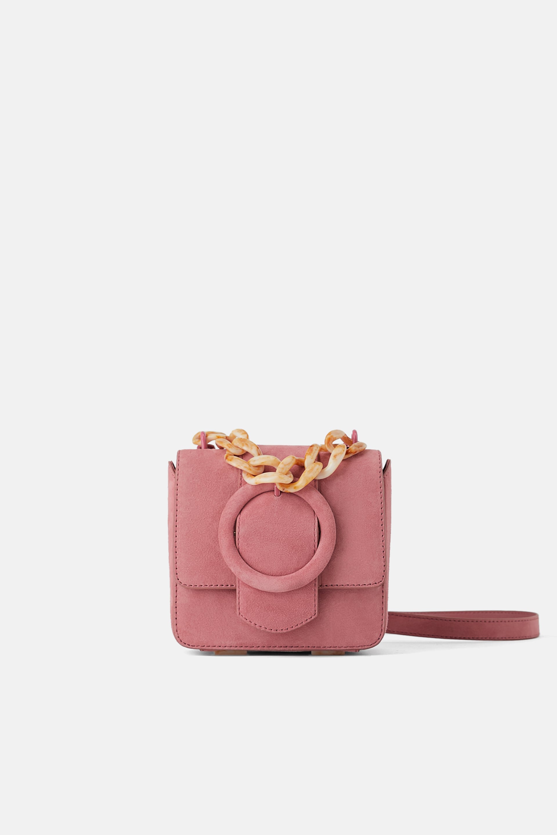 zara pink mini bag