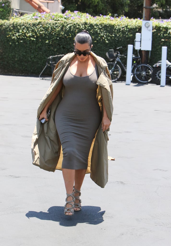 Kim Kardashian Baby Bump Pictures July 2015