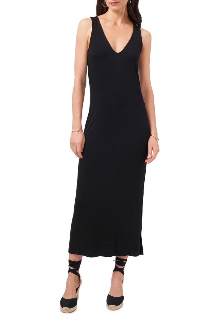 1.State Deep V-Neck Dress