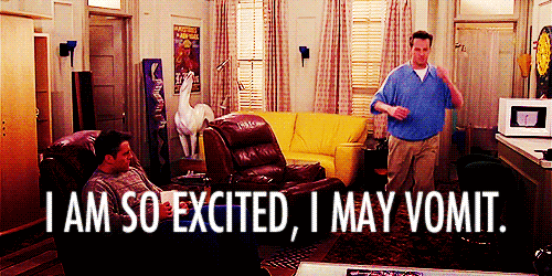 Waiting for the trip to happen is torture for you guys.