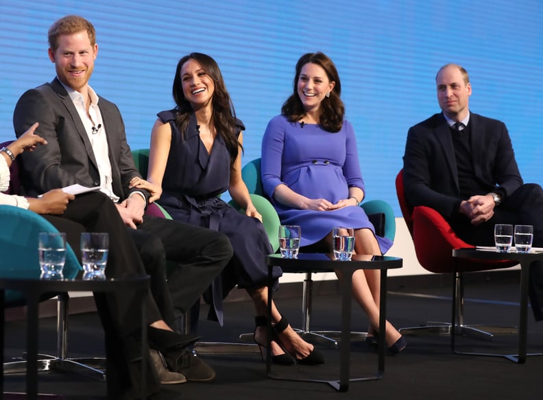 February: Kate kicked off the first Royal Foundation Forum with Meghan, Harry, and William.