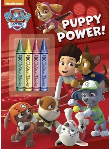 Paw Patrol Puppy Power! Coloring Book With Crayons