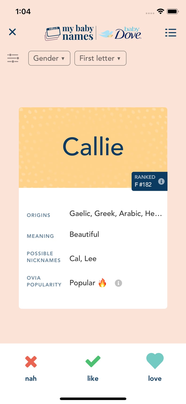 Individual Name Pages