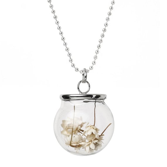 glass bottle necklace