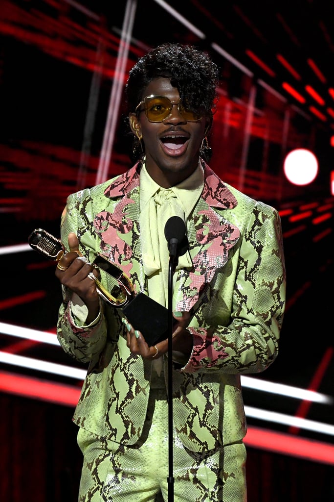 Lil Nas X's Snakeskin Suit at Billboard Music Awards 2020