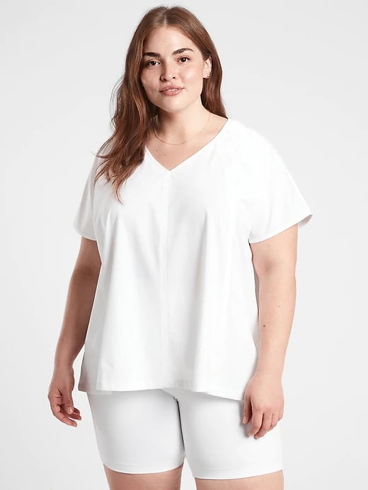 Athleta Boulevard V-Neck Tee