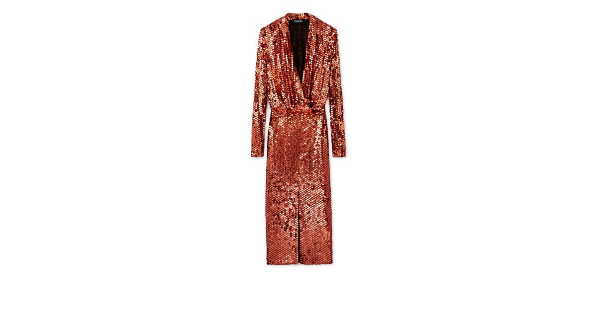 Blouson Effect Long Sleeve Midi Dress ($12,450) | Shop Spring 2017 ...
