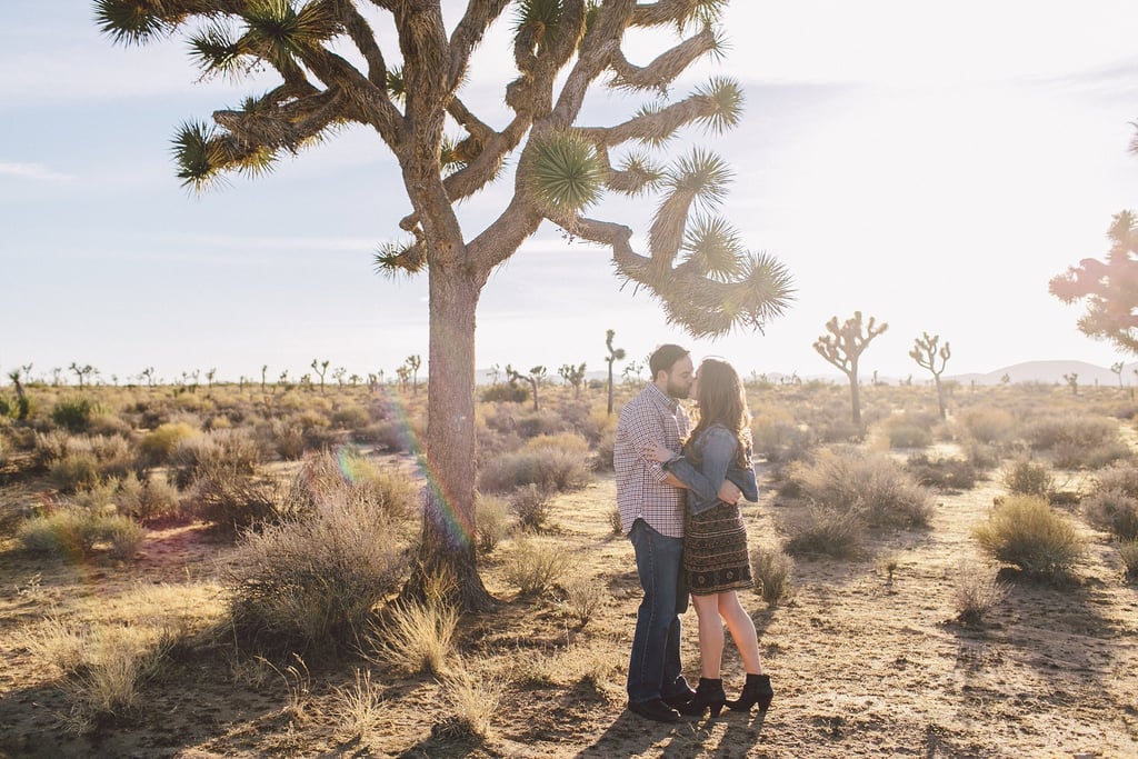 Photo By Anna Delores Photography Joshua Tree Engagement Shoot