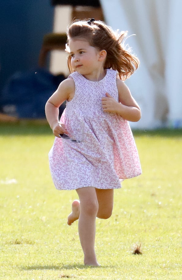 Princess Charlotte Having Fun at Polo Match June 2018