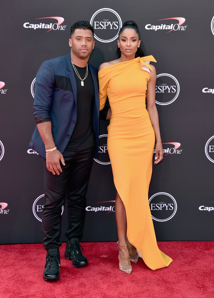 Ciara and Russell Wilson at the 2018 ESPY Awards