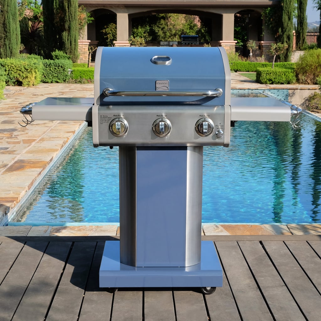 Kenmore 3 Burner Free Standing Liquid Propane BTU Gas Grill