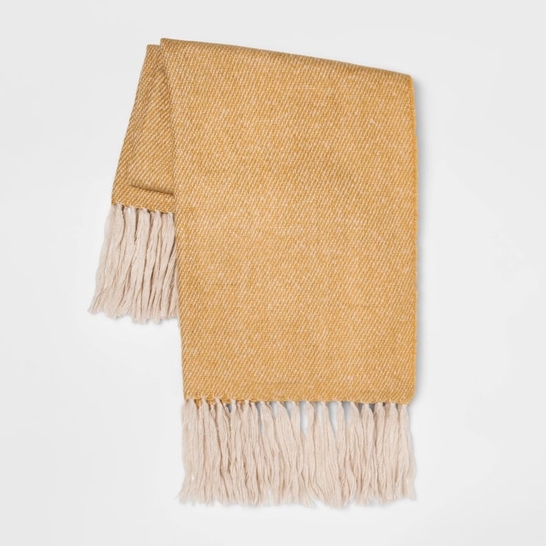 Faux Mohair Twill Throw Blanket