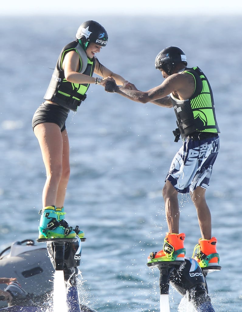 Kylie Jenner and Tyga Hold Hands in St. Barts | Pictures