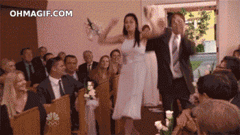 You can't fathom walking down the aisle without a choreographed dance routine.
You're as obsessed with the idea of a Fall wedding as you are with Starbucks pumpkin spice lattes.
EVERY wedding planning outing must be accompanied by brunch. No ifs, ands, or buts about it.