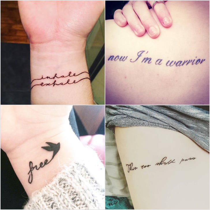 Mental Health Recovery Tattoos Popsugar Love Uk