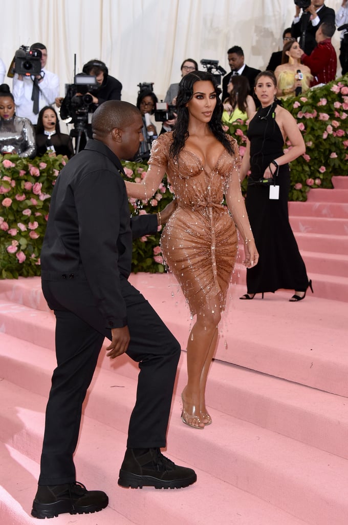 Kim Kardashian and Kanye West at the 2019 Met Gala