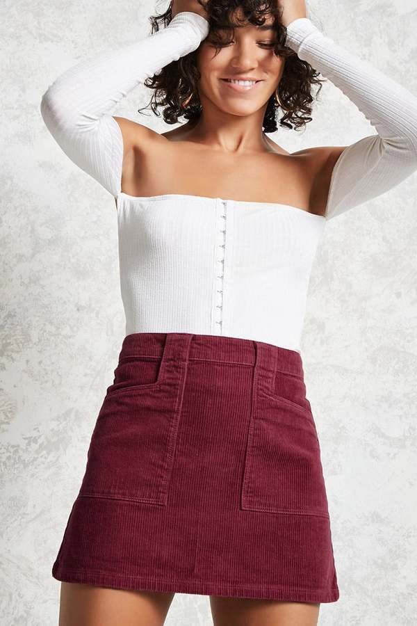 Forever 21 Corduroy Mini Skirt