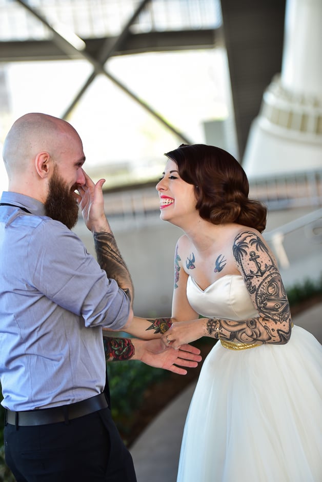 Tropical Las Vegas Wedding