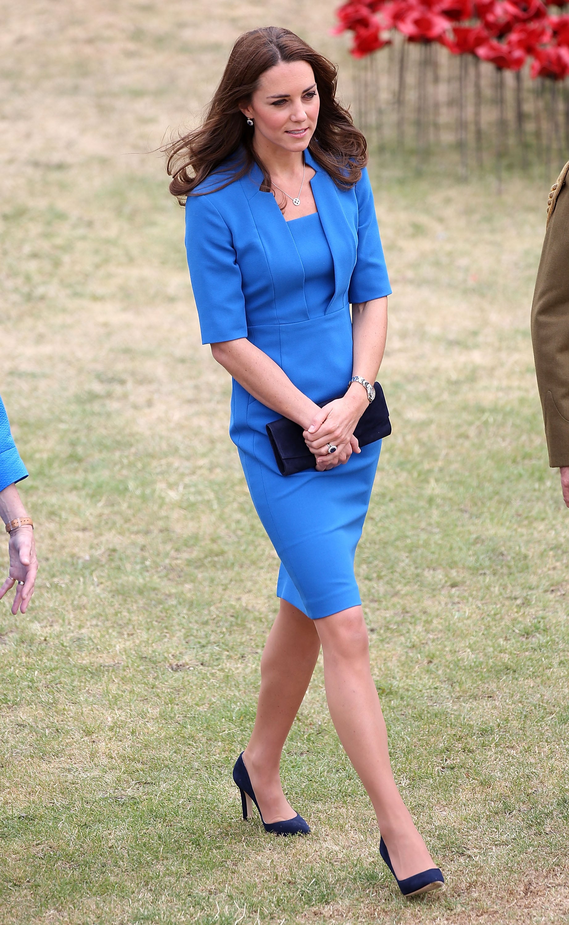 Kate Middleton s Blue Dress at the Tower of London POPSUGAR Fashion